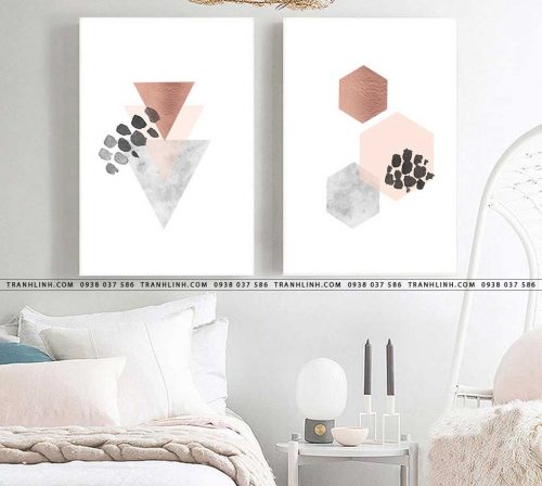 tranh canvas truu tuong 1980