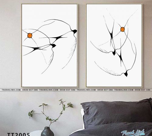 tranh canvas truu tuong 2005