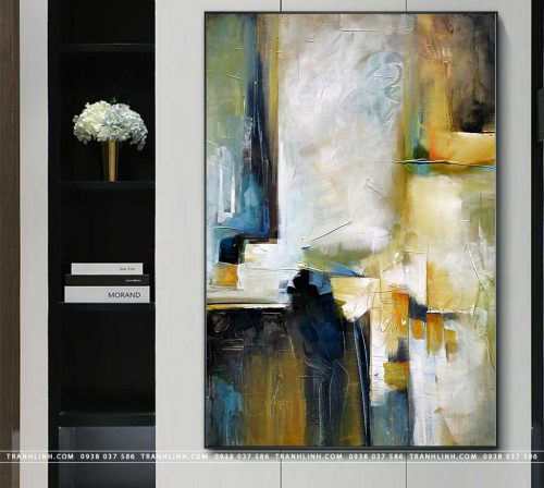 tranh canvas truu tuong 2024