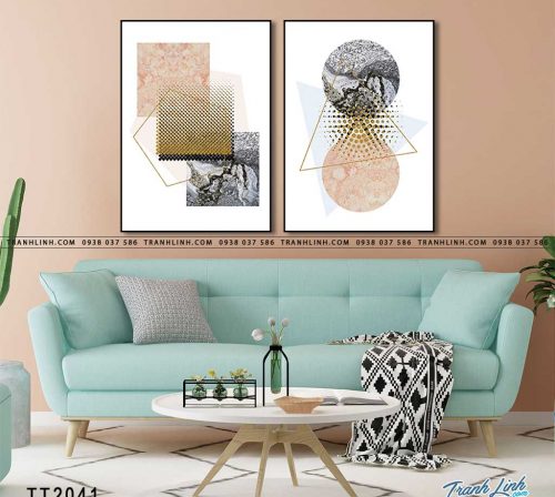 tranh canvas truu tuong 2041