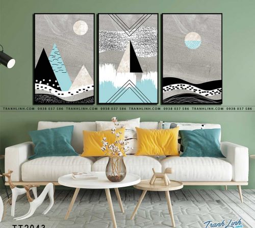 tranh canvas truu tuong 2043