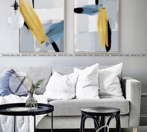 tranh canvas truu tuong 2066