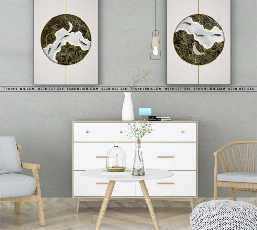 tranh canvas truu tuong 2068