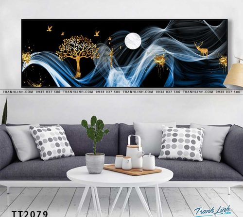 tranh canvas truu tuong 2079