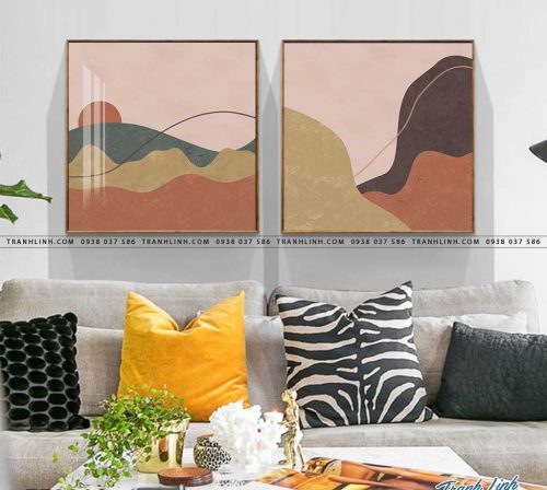 tranh canvas truu tuong 2093