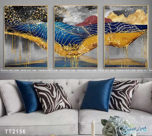 tranh canvas truu tuong 2156