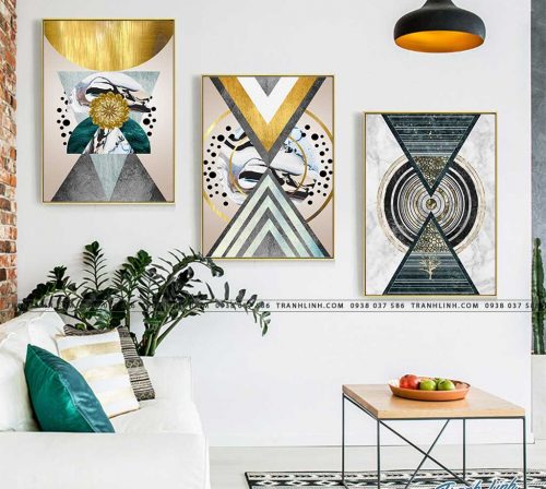 tranh canvas truu tuong 2178