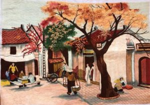 10 mẫu tranh phố cổ Hà Nội
