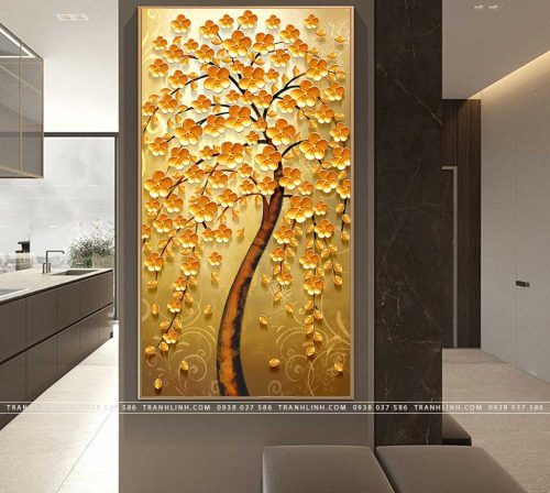 tranh cay kim tien 2