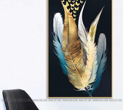 tranh chim long vu va dan buom 6