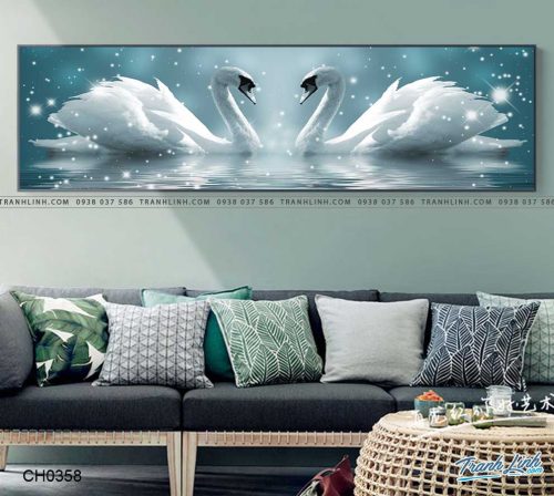 tranh chim thien nga 8