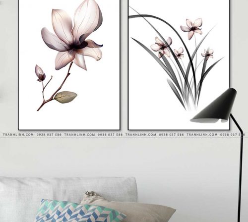 tranh hoa lan 1