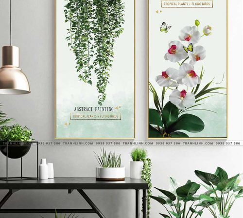 tranh hoa lan 2