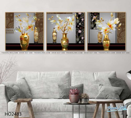 tranh hoa moc lan 25