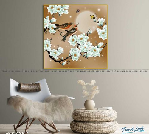 tranh hoa moc lan 27