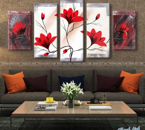 tranh hoa moc lan 34
