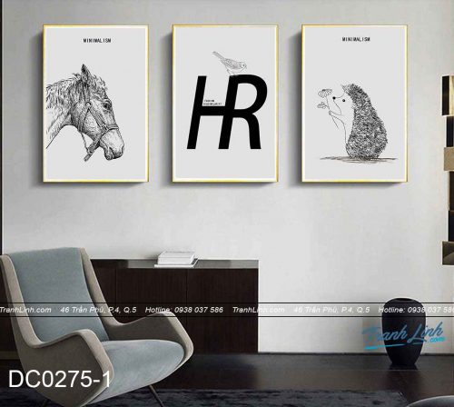 bo tranh canvas trang tri decor dc0275