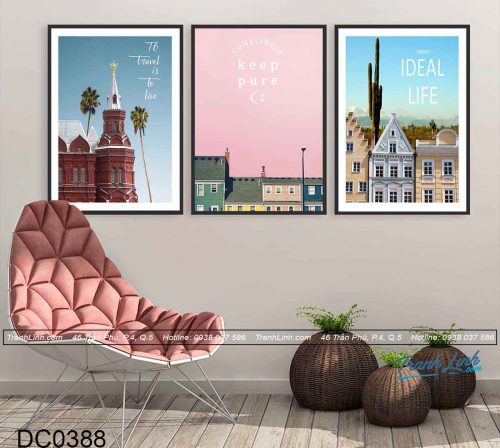 bo tranh canvas trang tri decor dc0388