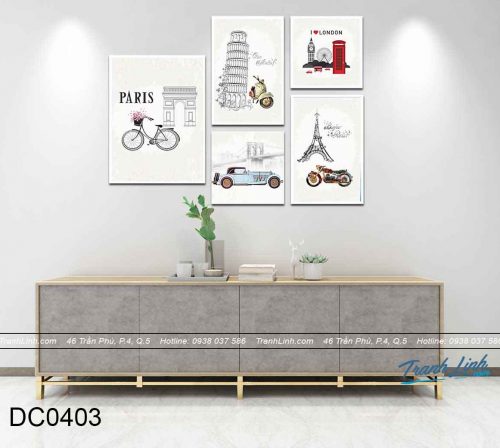 bo tranh canvas trang tri decor dc0403
