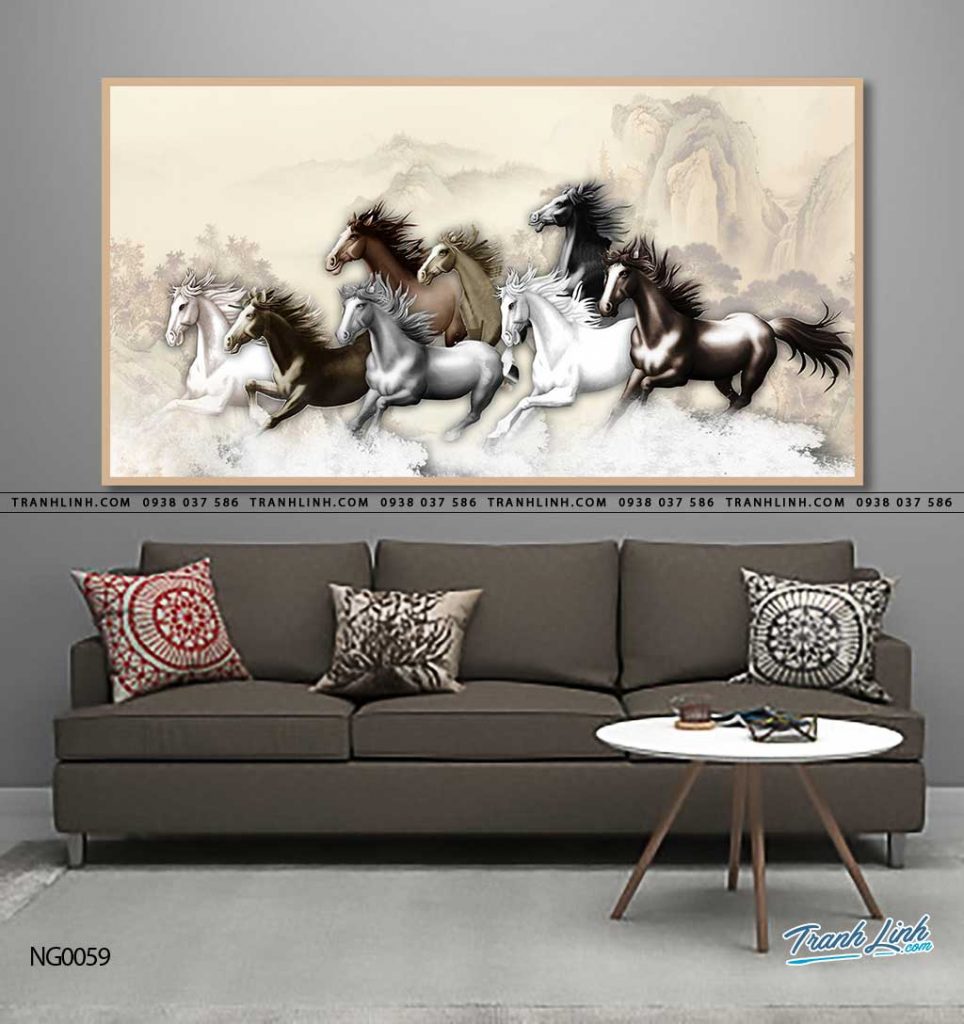 Tranh Ngựa - Mã Đáo Thành Công - NG0059 - Tranh Linh